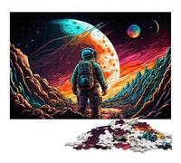 Rompecabezas de Astronauta para Adultos, 1000 Piezas, Familiares y Amigos, Apto para Mayores de 14 años, 26x38cm/10,23x14,96 Pulgadas.