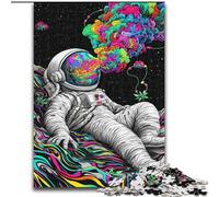 Rompecabezas de Astronauta psicodélico para Adolescentes, 1000 Piezas, Juego Educativo Familiar, Ideal para Decorar escritorios 26x38cm