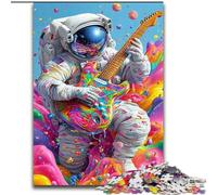 Rompecabezas de Astronauta psicodélico para Adolescentes, 1000 Piezas, Juegos relajantes Que fomentan el Amor en Pareja, para Mayores de 14 años (26x38cm)