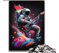 Rompecabezas de Astronauta Tocando la Guitarra, 2000 Piezas para Adultos, Juguetes educativos de Aprendizaje, Juegos Familiares, Ideal para decoración de Escritorio (70x100cm)
