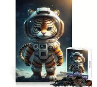 Rompecabezas de Astronauta y Tigre Espacial de 1000 Piezas para adolescentesDesarrolla Habilidades mentales, Calma y relajaciónRegalo Ideal (50x75cm)