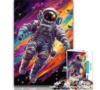 Rompecabezas de astronautas Coloridos para Adultos, 1000 Piezas, para Adolescentes, Ideal para Mujeres y Hombres, 26x38cm