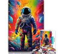 Rompecabezas de astronautas de 1000 Piezas para Adolescentes, Regalo Educativo, Juguete de desafío para Mujeres y Hombres, 26x38cm
