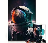Rompecabezas de astronautas espaciales para Adultos, 1000 Piezas, diseño para Mejorar la Memoria y aliviar el estrés, Regalo Memorable (50x75cm)
