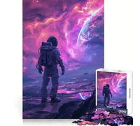 Rompecabezas de astronautas para Adultos, 1000 Piezas, para ejercitar la Mente, Relajarse y Disfrutar de un Corte precisoRegalo Ideal para Las Fiestas (38x52cm)