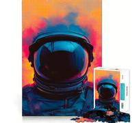 Rompecabezas de astronautas psicodélicos para Adultos, 1000 Piezas, Juguete Inteligente, vínculo Familiar, Corte preciso, Regalo de Temporada 38x52cm