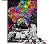 Rompecabezas de astronautas psicodélicos para Adultos y Adolescentes, Juguetes adictivos Que estimulan la Inteligencia Cerebral, Regalos de cumpleaños para Mayores de 14 años (50x75cm)