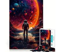 Rompecabezas de astronautas varados para Adolescentes, 1000 Piezas, Juguete Inteligente, Tiempo Libre, Corte preciso, Regalo de Temporada 38x52cm
