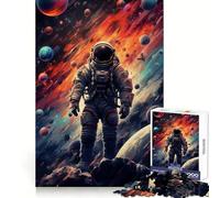 Rompecabezas de astronautas y asteroides de 1000 Piezas para Adolescentes, Ideal para ejercitar la Mente y divertirse Cierre sólido Regalo Festivo (50x75cm)