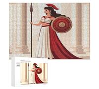Rompecabezas de Atenea con sabiduría antigua y guerra para adultos, actividades familiares, juegos de decoración del hogar, 300 piezas