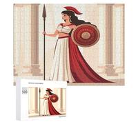 Rompecabezas de Atenea de la sabiduría antigua y la guerra para adultos, actividades familiares, juegos, decoración del hogar, 500 piezas