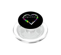 Rompecabezas de Autismo para Maestros de Segundo Grado Amor Corazón Conciencia sobre el Autismo PopSockets PopGrip para MagSafe