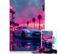 Rompecabezas de Autos Deportivos R para Adultos, 1000 Piezas, Juego Inteligente, Divertido y Relajante, Ideal para armar, Regalo preciado (38x52cm)