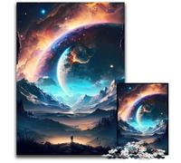 Rompecabezas de Aventura en la montaña cósmica para Adultos, 1000 Piezas, Juego de desafío Mental para Adolescentes y Familia, 26x38cm/10,23x14,96 Pulgadas