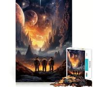Rompecabezas de Aventura Espacial para Adultos, 1000 Piezas, Pura lógica, Juguete, Actividad para el hogar, Corte Limpio, Bonito Regalo (50x75cm)