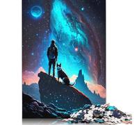 Rompecabezas de Aventuras de Hombre y Perro para Adultos Mayores de 18 años. Juegos educativos. Rompecabezas para niños Adultos. 1500 Piezas (85 x 57 cm).
