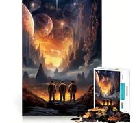 Rompecabezas de Aventuras y exploración Espacial para Adultos, 1000 Piezas, Juego de Habilidad Mental, Juego de Mesa Joy Quality Edge Art Collection Piece (38x26cm)