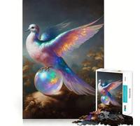 Rompecabezas de Aves Opal para Adultos, 1000 Piezas, para Fortalecer la Memoria, Actividad para el hogar, Bordes limpios, Regalo Festivo (38x52cm)