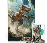 Rompecabezas de Aves Rapaces Corriendo por el Bosque para Adultos, 1000 Piezas Fortalece la Memoria, Alivia la ansiedad, Borde Liso, cálida Sorpresa (50x75cm)