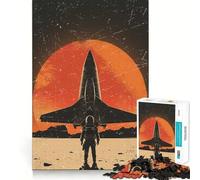 Rompecabezas de avión Antiguo para Adolescentes, 1000 Piezas, para estimular la Memoria, Juego de Interior, Montaje de imágenes, (50x75cm)