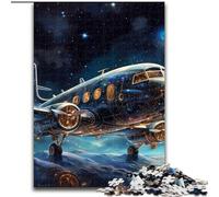 Rompecabezas de avión de fantasía de 1000 Piezas para Adultos, desafiantes Rompecabezas de 50x75cm, Ideal para el Cerebro y la decoración del hogar, Fiestas.