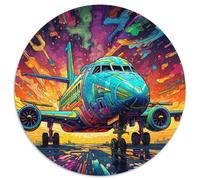 Rompecabezas de avión Imposible para Adultos, 1000 Piezas, Ideal para decoración del hogar, Entrenamiento Mental y Regalos navideños 67,5 x 67,5 cm