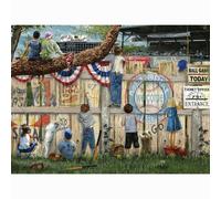 Rompecabezas de b isbol de 500 piezas para adultos de White Mountain en The Cheap Seats