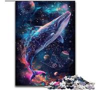 Rompecabezas de Ballena cósmica de 1000 Piezas para Adultos. Una Divertida Actividad de Juego Familiar (tamaño 50x75cm).