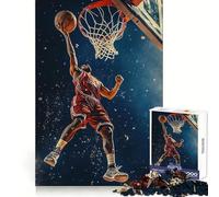 Rompecabezas de Baloncesto con diseño de Mates, 1000 Piezas para adolescentesCreativo, fácil de Usar, con Bordes precisosRegalo de Navidad (50x75cm)