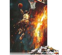 Rompecabezas de Baloncesto con Mates, difícil desafío, 100% cartón Reciclado, Ideal para Mujeres y Hombres, Regalo para el Día de la Madre, 1000 Piezas (75 x 50 cm)