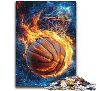Rompecabezas de Baloncesto en Llamas para Adultos, 2000 Piezas, Ideal para aliviar el estrés, Ideal para Decorar tu Escritorio (70x100cm)