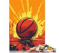 Rompecabezas de Baloncesto para Adultos, 500 Piezas, de Madera, para Adultos y Adolescentes Mayores de 18 años. Juego desafiante, 500 Piezas (52 x 38 cm).