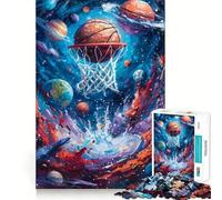 Rompecabezas de Baloncesto Space Jam para Adultos, 1000 Piezas, para Mejorar la Memoria, aliviar el estrés, diseño para armar, Regalo Memorable (38x26cm)
