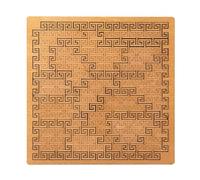 Rompecabezas de Bandeja Fractal, Puzzle de Madera Difícil para Adultos, Laberinto Creativo Irregular y Único, Adaptación Portátil de Desafío Imposible de Pensamiento Inverso sin Imagen