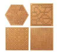 Rompecabezas de bandeja fractal, rompecabezas de madera difficult difficult para adultos, pensamiento inverso, desafío sin imagen, diseño único de forma irregular (juego)