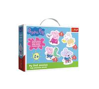 Trefl-Los encantadores Adorable Peppa Pig, de 3 a 6 Piezas, 4 Conjuntos, para niños a Partir de 2 años Puzzle, Color