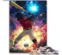 Rompecabezas de béisbol de 1000 Piezas para Adolescentes Interacción Entre Padres e Hijos Que Reduce el estrés (tamaño 50x75cm)