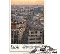 Rompecabezas de Berlín de 1000 Piezas para Adultos, de cartón Rectangular, difícil de superar para Mujeres y Hombres (75 x 50 cm)