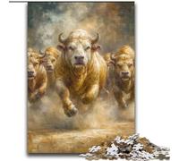 Rompecabezas de Bisonte Corredor de 2000 Piezas para Adultos y Adolescentes Un Juego desafiante, Toda la Familia (70x100cm)