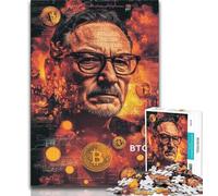 Rompecabezas de Bitcoin para Adultos de 1000 Piezas, Juego Educativo para Decorar el hogar, Ideal para cumpleaños y Navidad (38x26cm)