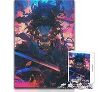 Rompecabezas de Blaze of The Demon Samurai de 1000 Piezas, Divertido Juego de Desarrollo cognitivo, Regalo de celebración Especial y reflexivo, tamaño 50x75cm