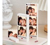 Rompecabezas de bloques de fotos personalizado de ladrillos de construcción, rompecabezas de fotos personalizado para parejas, familia, día de San Valentín, rompecabezas de fotos personalizados