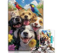 Rompecabezas de Border Collie de 1000 Piezas para Adultos y Adolescentes Ideal como Juego Educativo decoración del hogar o Regalo para Toda la Familia (26x38cm)