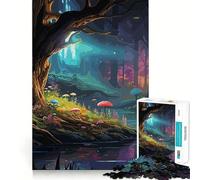 Rompecabezas de Bosque Natural para Adultos, 1000 Piezas, Juguete para ejercitar la Mente, Tiempo de relajación, diseño, Montaje, (38x26cm)