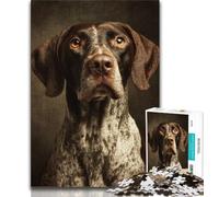 Rompecabezas de Braco Alemán para Adolescentes, 1000 Piezas, desafiantes Juegos Familiares, Juguete DIY para Decorar la Pared del hogar (38x26cm)