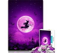 Rompecabezas de Brujas de 1000 Piezas para Adolescentes, Juego Familiar antiestrés, desafío difícil, Regalo de Amigo Secreto, 38x26cm