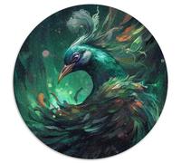 Rompecabezas de brujería de Cisne para Adultos, 1000 Piezas, Redondo, 1000 Piezas, Juego de ingenio para Adolescentes, Fiestas, 67,5 x 67,5 cm