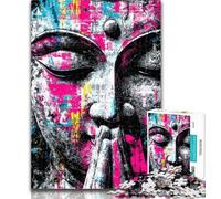 Rompecabezas de Buda de fantasía para Adultos de 1000 Piezas para Adolescentes, Juguetes educativos de Aprendizaje, Juegos Familiares Que fomentan el Amor en Pareja, 50x75cm