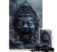 Rompecabezas de Buda de Piedra Furioso para Adultos, 1000 Piezas, Mejora la Memoria, Tiempo Libre Agradable, Corte de Precisión, (50x75cm)