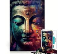 Rompecabezas de Buda Zen de 1000 Piezas Entrenamiento de Memoria Diversión con Superficie Lisa y sin Rebabas Un desafío entretenido para el Tiempo Libre (38x52cm)